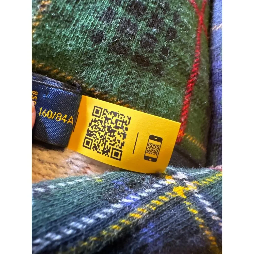 Polo Ralph Lauren Patchwork Plaid Pullover Hoodie Small - Picture 5 of 7